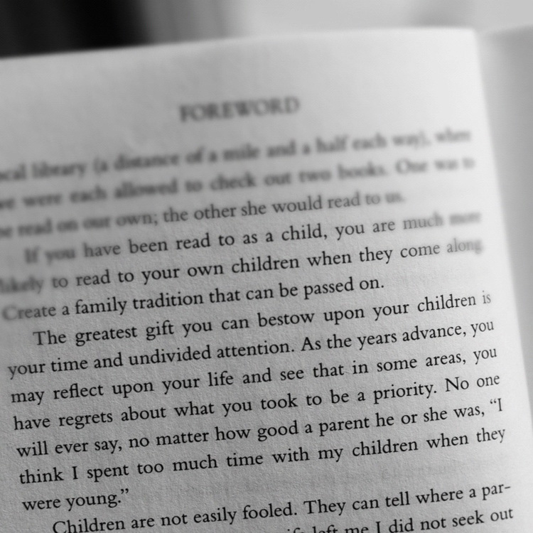 The greatest gift you can bestow upon your children is your time and undivided attention.